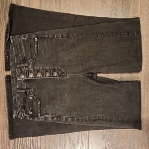 ❤ AMERICAN EAGLE CURVY HIGHEST RISE FLARE JEANS, 4 (27)